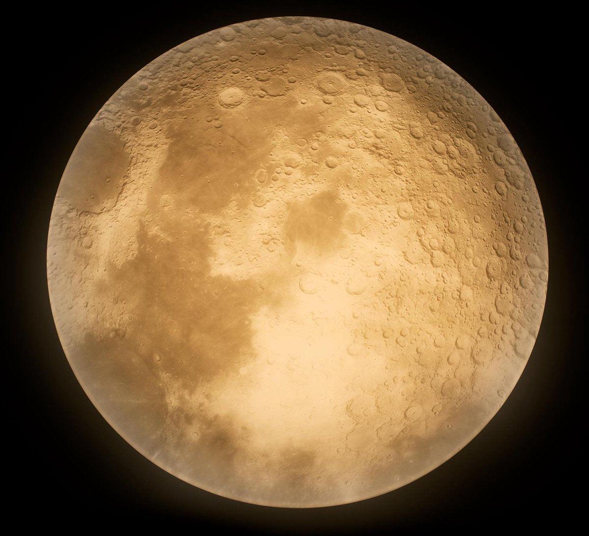 LED's Light Maan Plafondlamp voor de Slaapkamer - Dimbaar met afstandsbediening - 60 cm