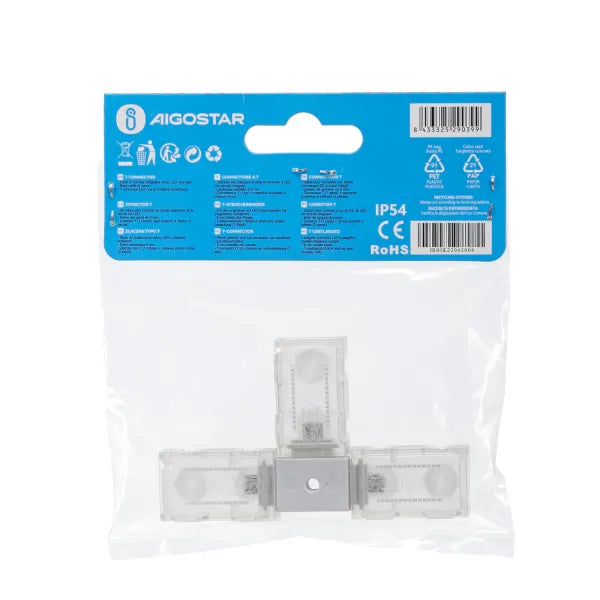 Lichtslang T-connector 230V AC - compleet