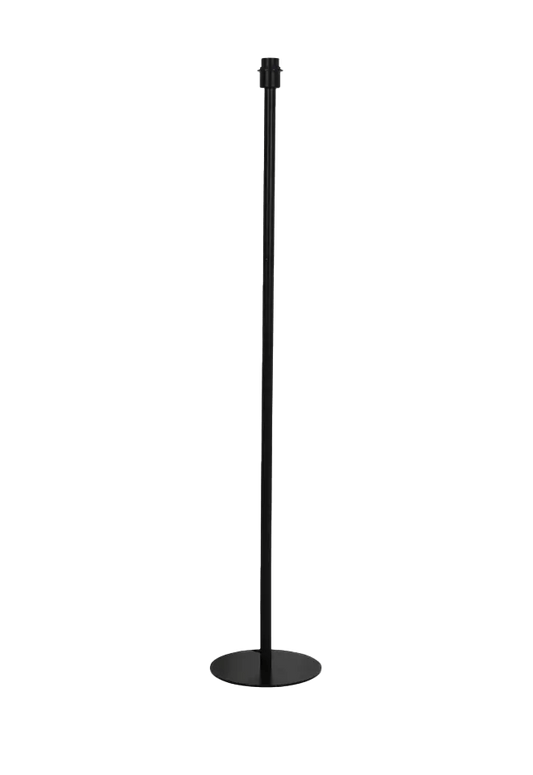 Floor Lamp Stand (Universal E27) 157x35 cm -Metal-Black "Beam"