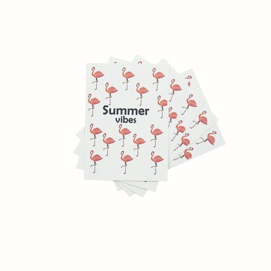 Ansichtkaart - Summer Vibes - Papier - Set van 5 - A6