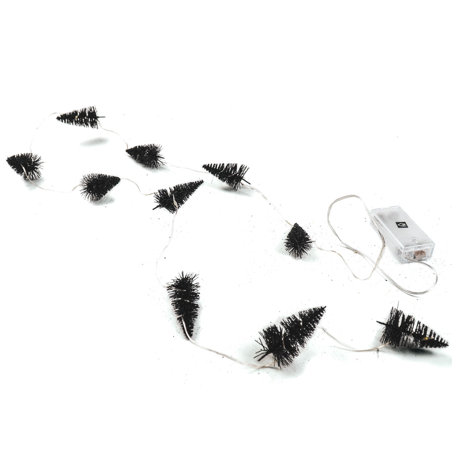 Slinger - Kerstbomen - Ledlicht - Zwart - 6x3x130cm