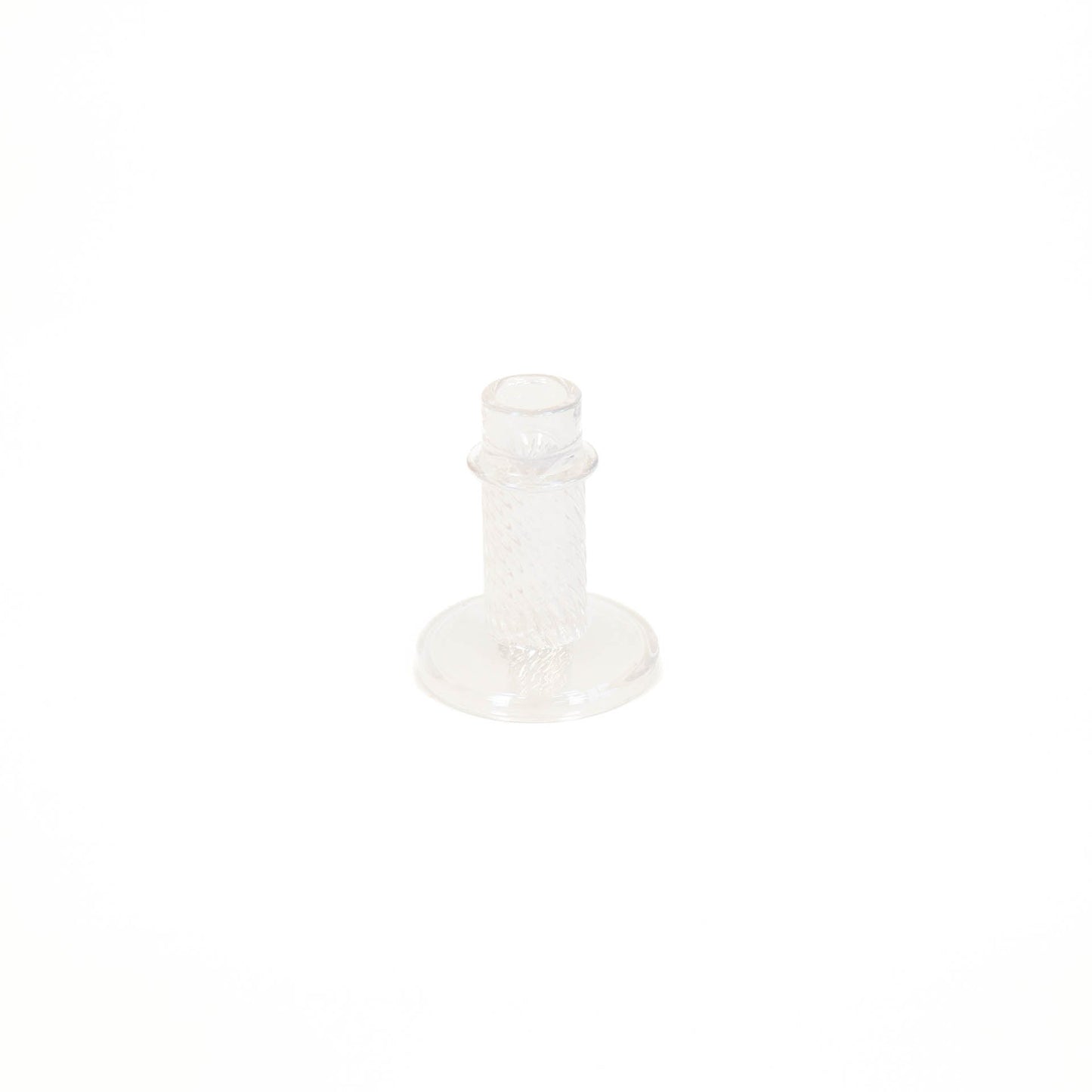 Kaarshouder- Kandelaar - Glas - Regenboog - 8x10 cm