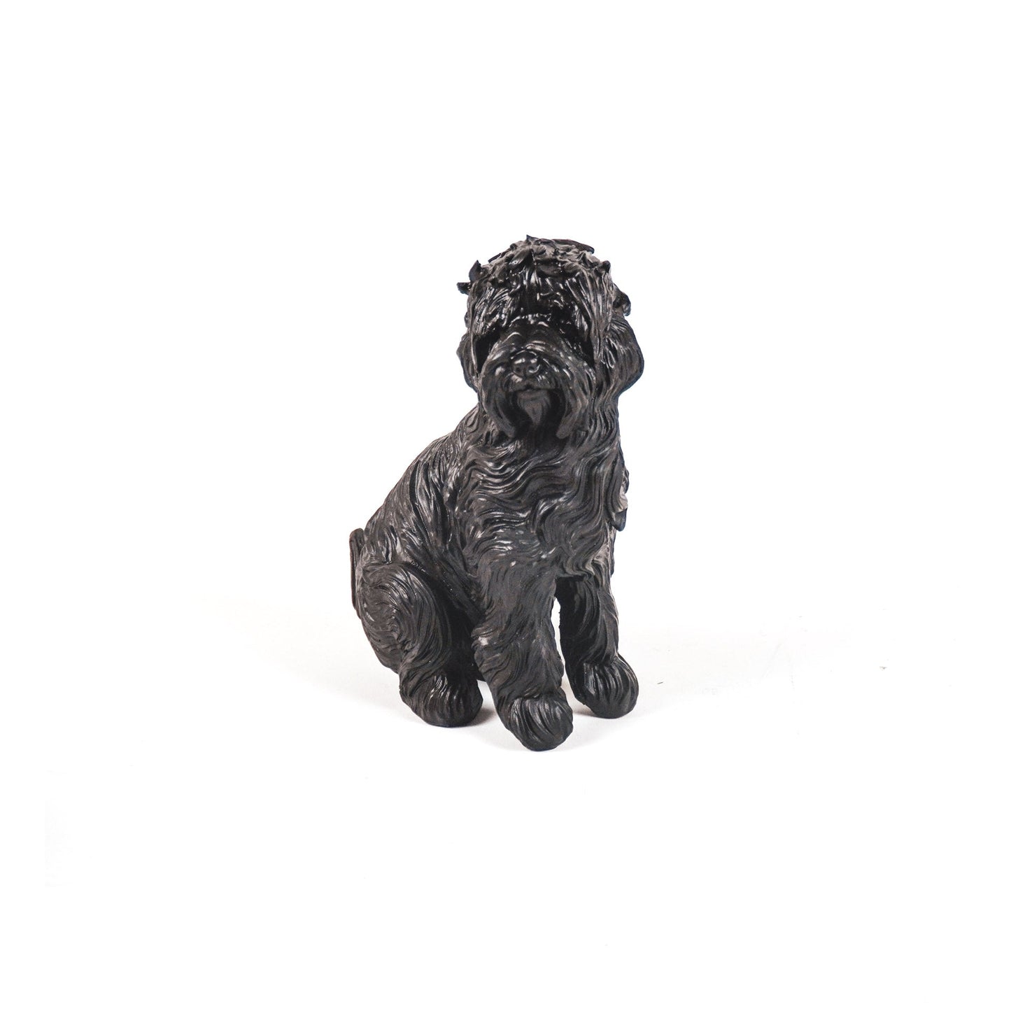 Ornament - Labradoodle - Hond - Polyresin - Zwart - 16x10.5x23.5 cm