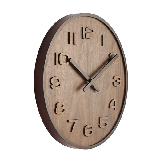 Wall clock -  35 cm - Wood -  'Wood Wood Medium'