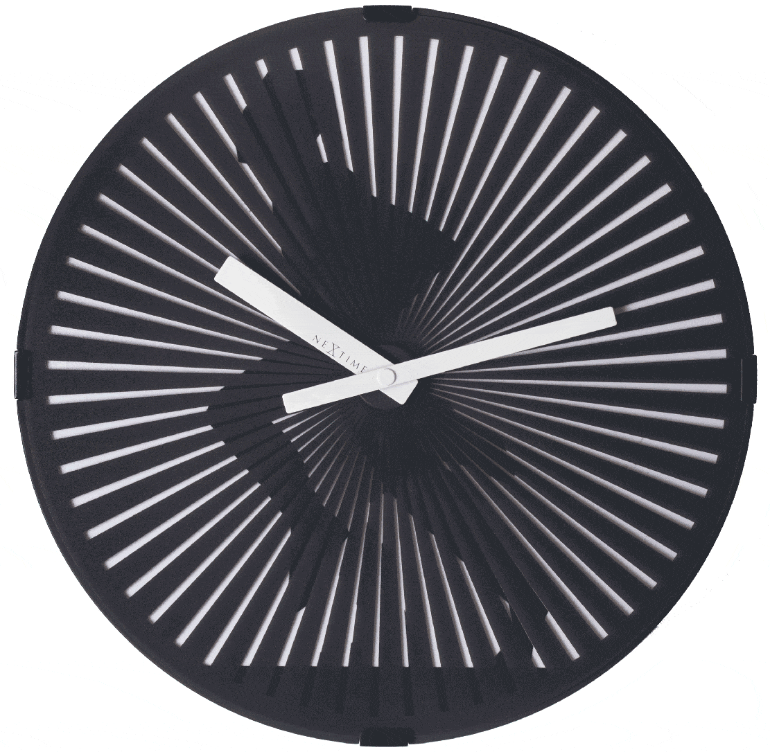 Wall clock- 30 cm - Plastic - Motion clock- 'Running Man'
