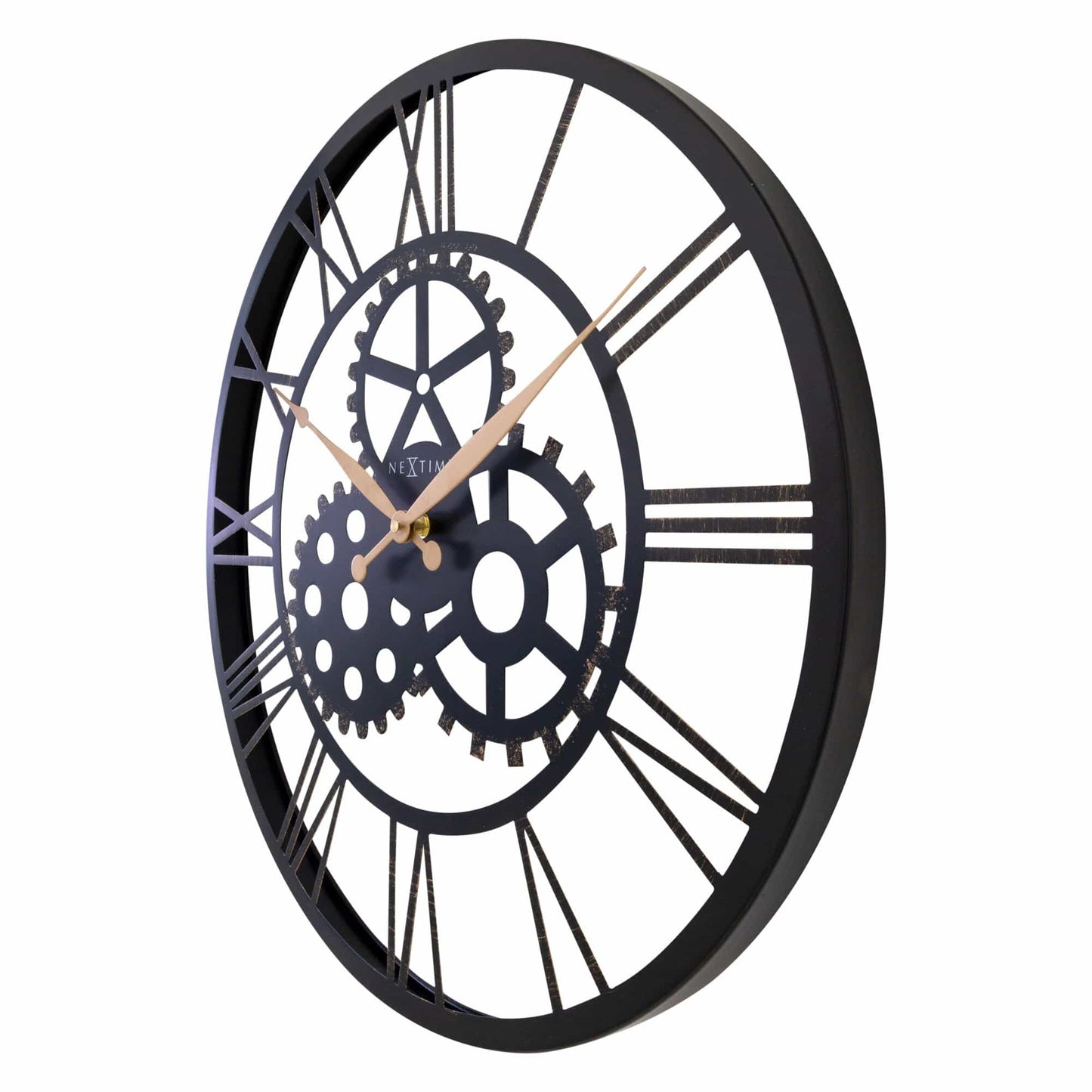 Roman Wall Clock - 50cm - Silent - Large - Metal - "Birmingham"