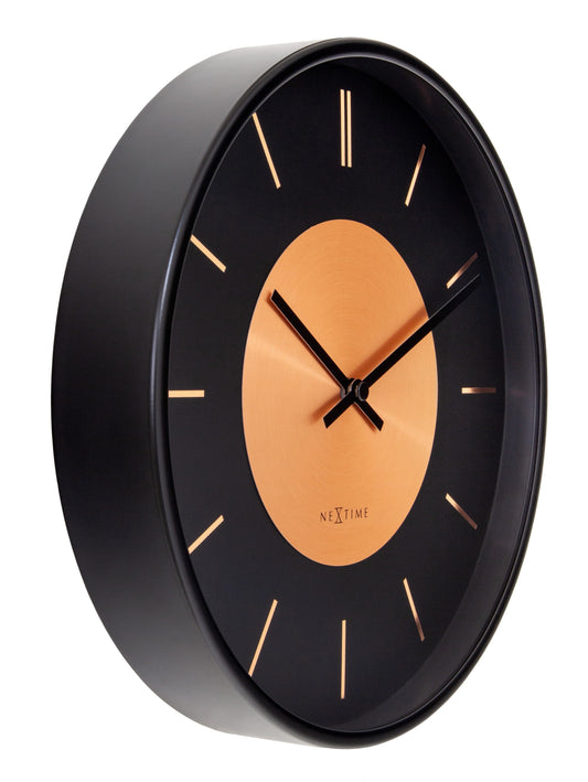 Wall Clock 25cm-Silent-Metal-NeXtime 'Retro II'