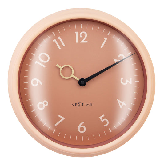 Wall Clock 30.5cm-Silent-ABS-NeXtime 'Golden Hour Wall'