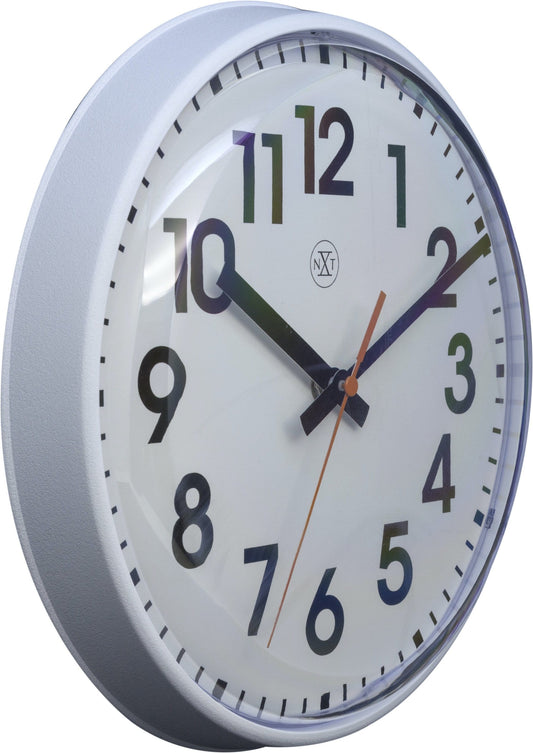 Wall clock - 26cm  - Plastic - 'Peter'