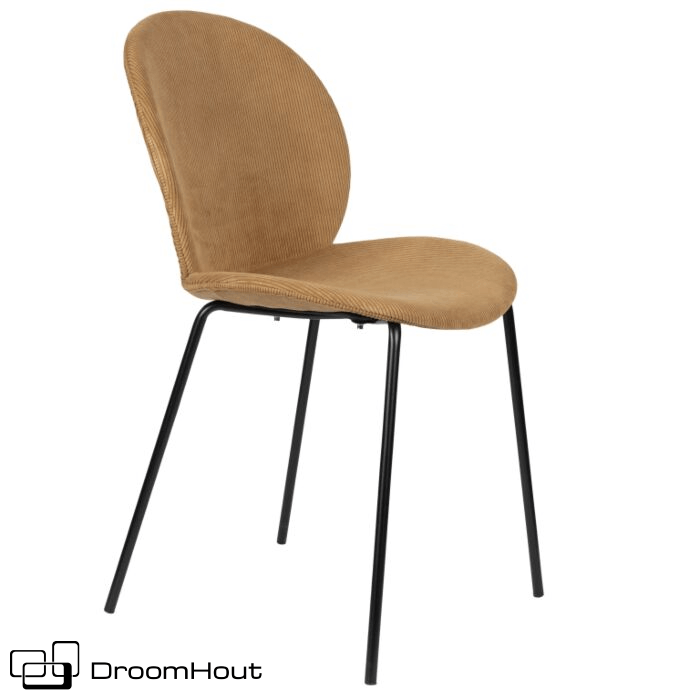 Eetkamerstoel Bonnet van Zuiver terracotta (set van 2)