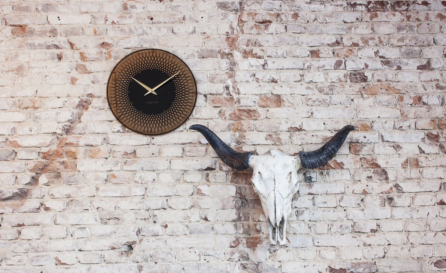 Wall clock - 43 cm - Glass - 'Sahara'