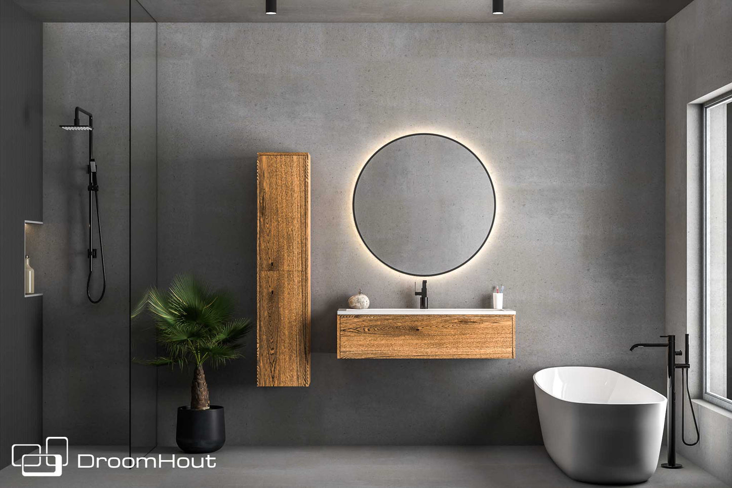 Badkamermeubel DroomHout Spa