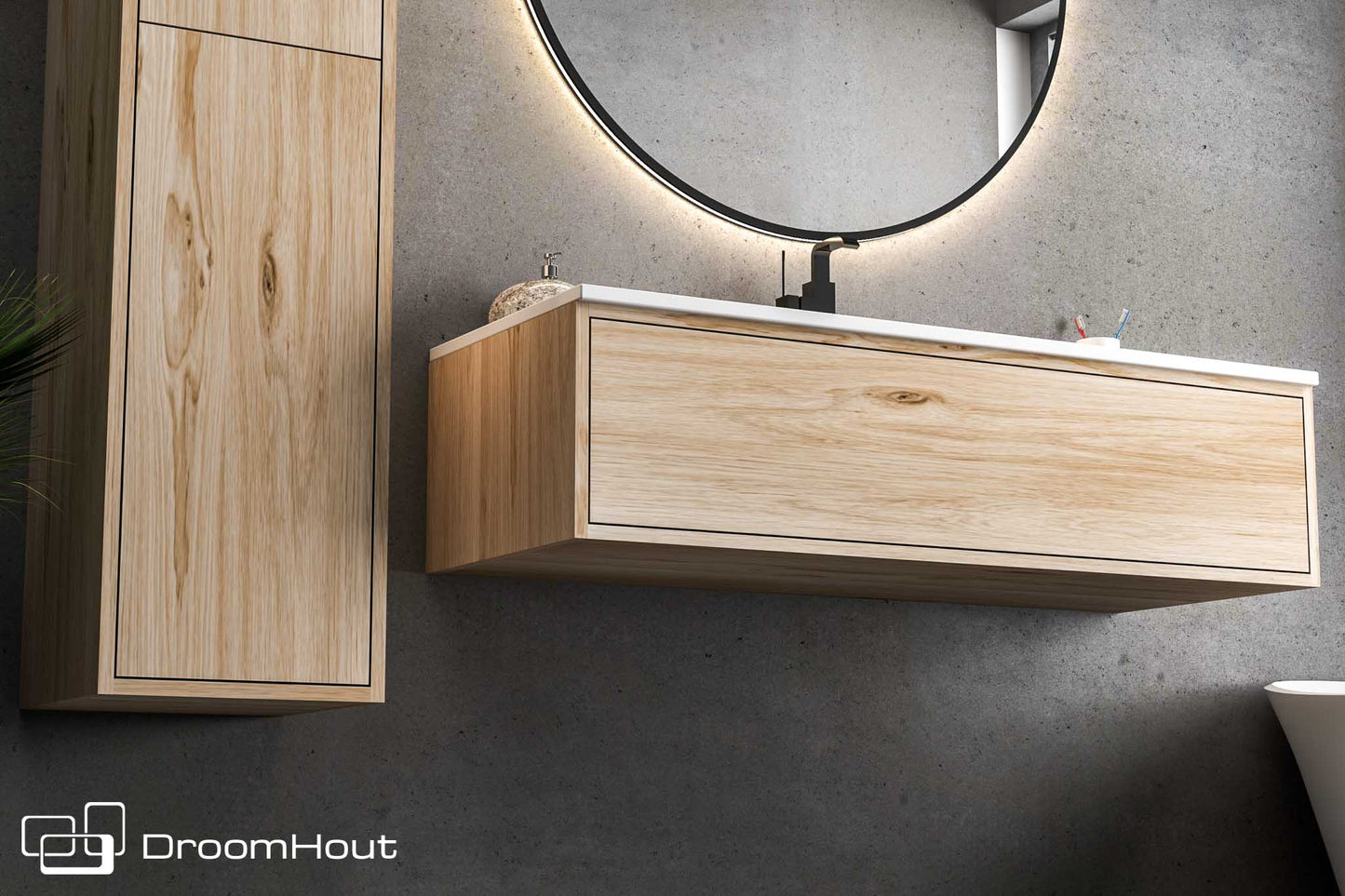 Badkamermeubel DroomHout Sunrise