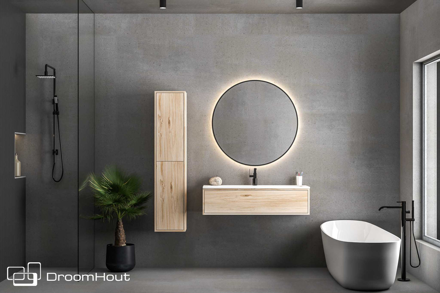 Badkamermeubel DroomHout Sunrise