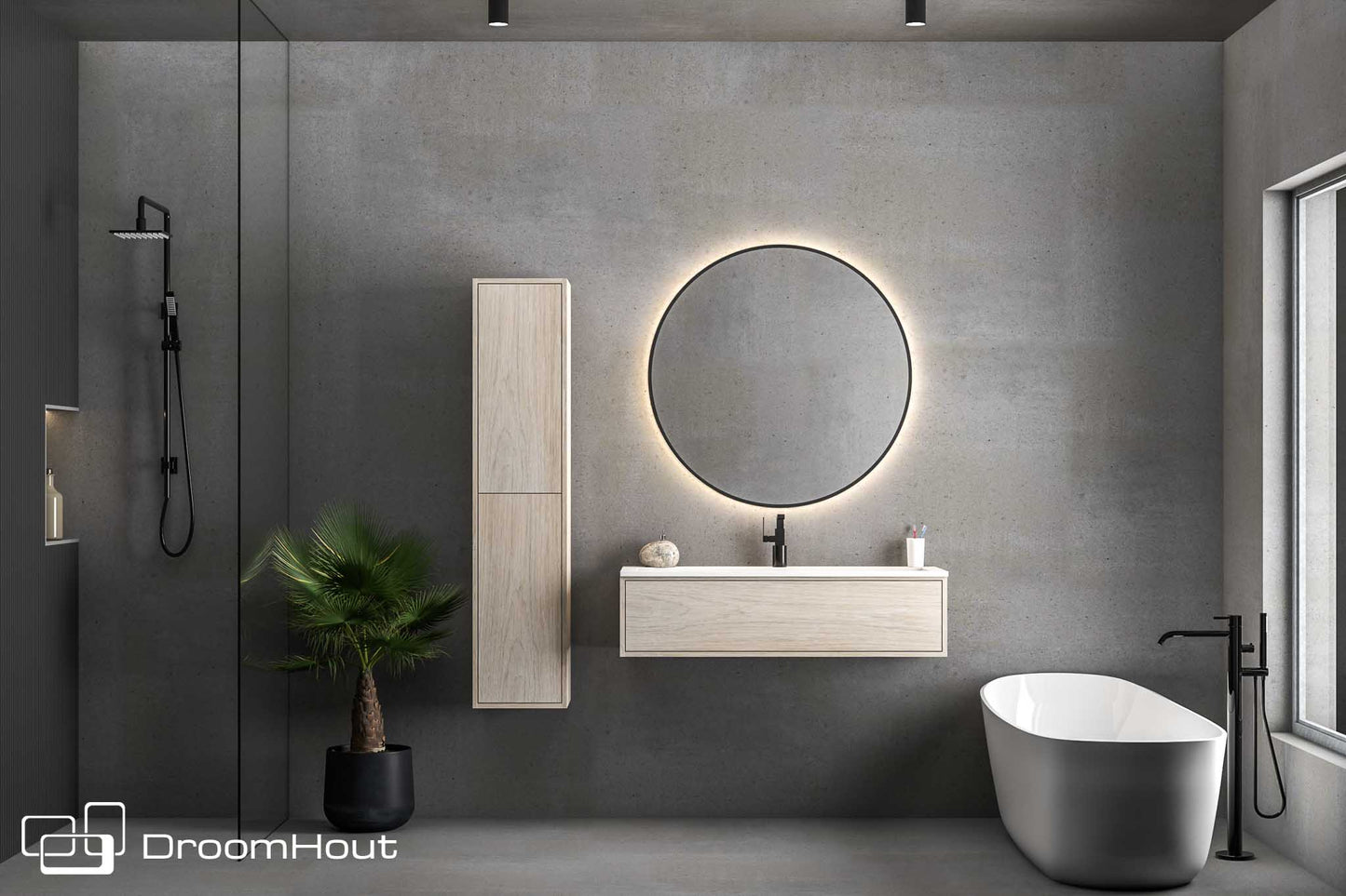 Badkamermeubel DroomHout Sunrise