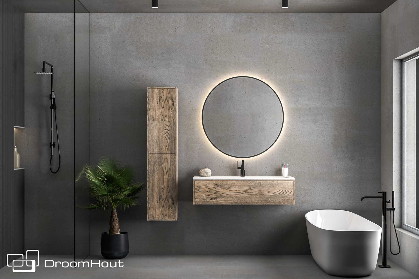 Badkamermeubel DroomHout Sunrise