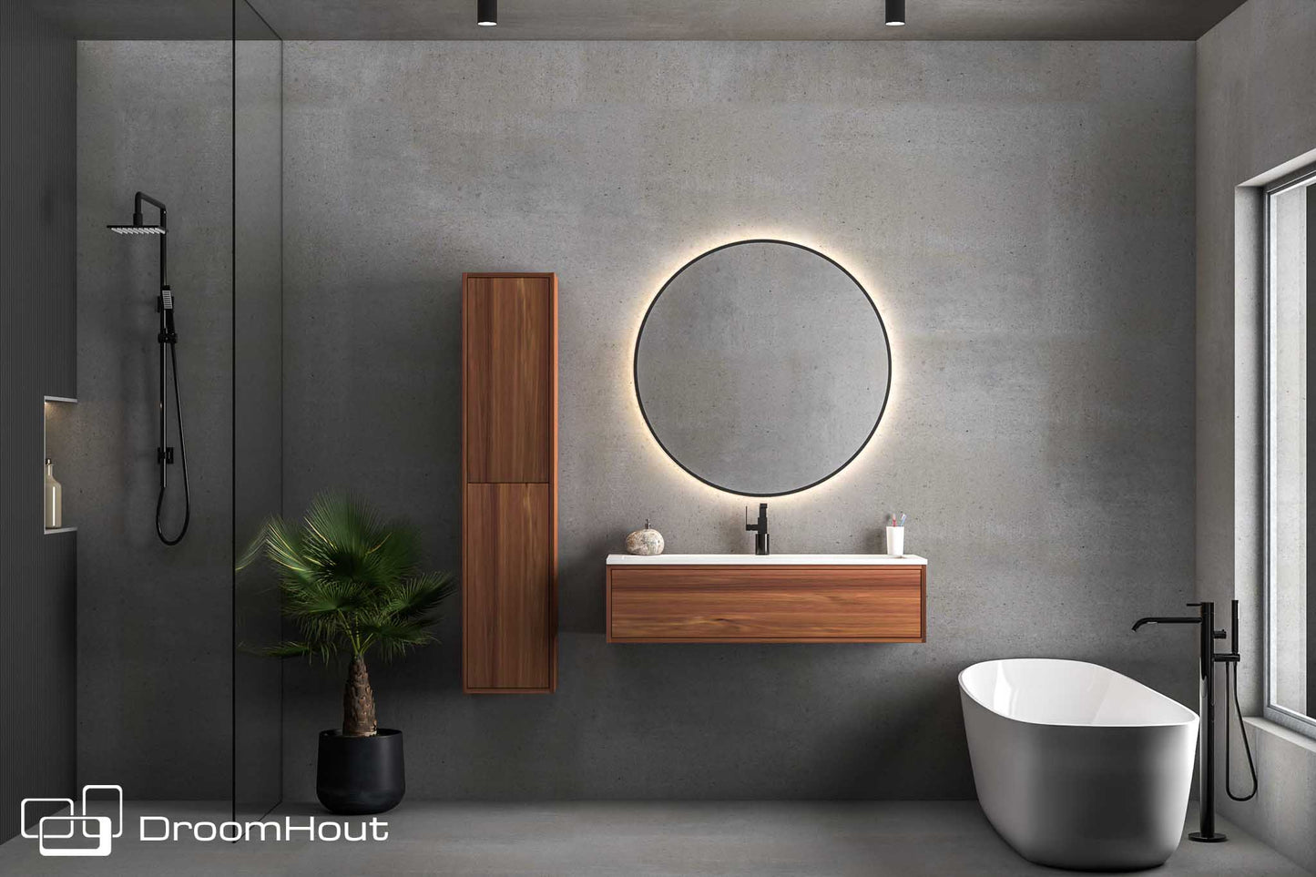 Badkamermeubel DroomHout Sunrise