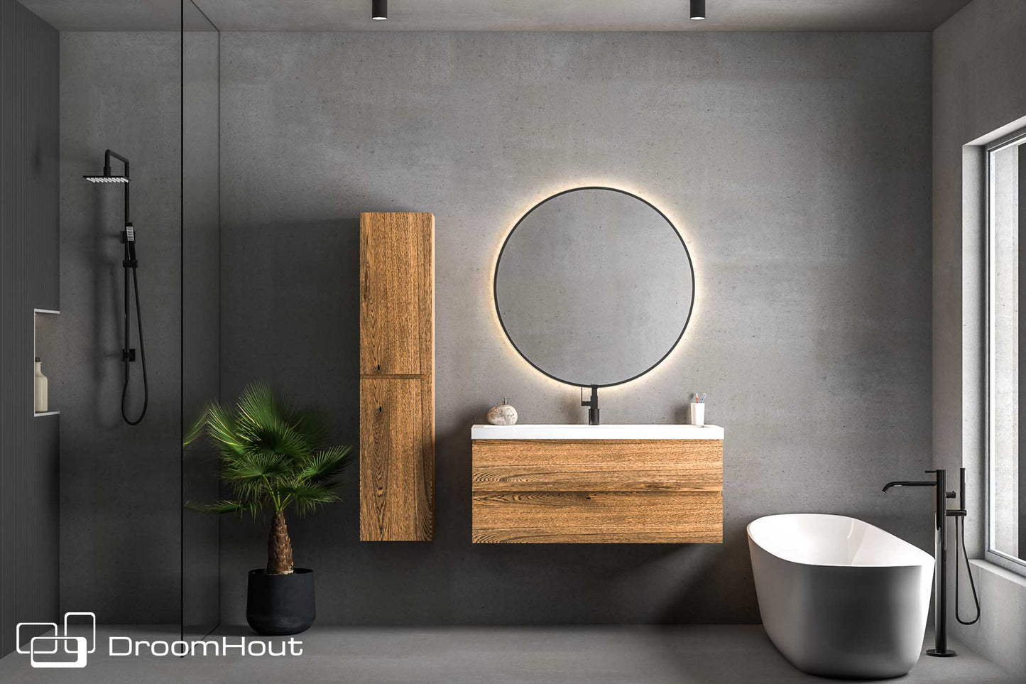 Badkamermeubel DroomHout Wellness