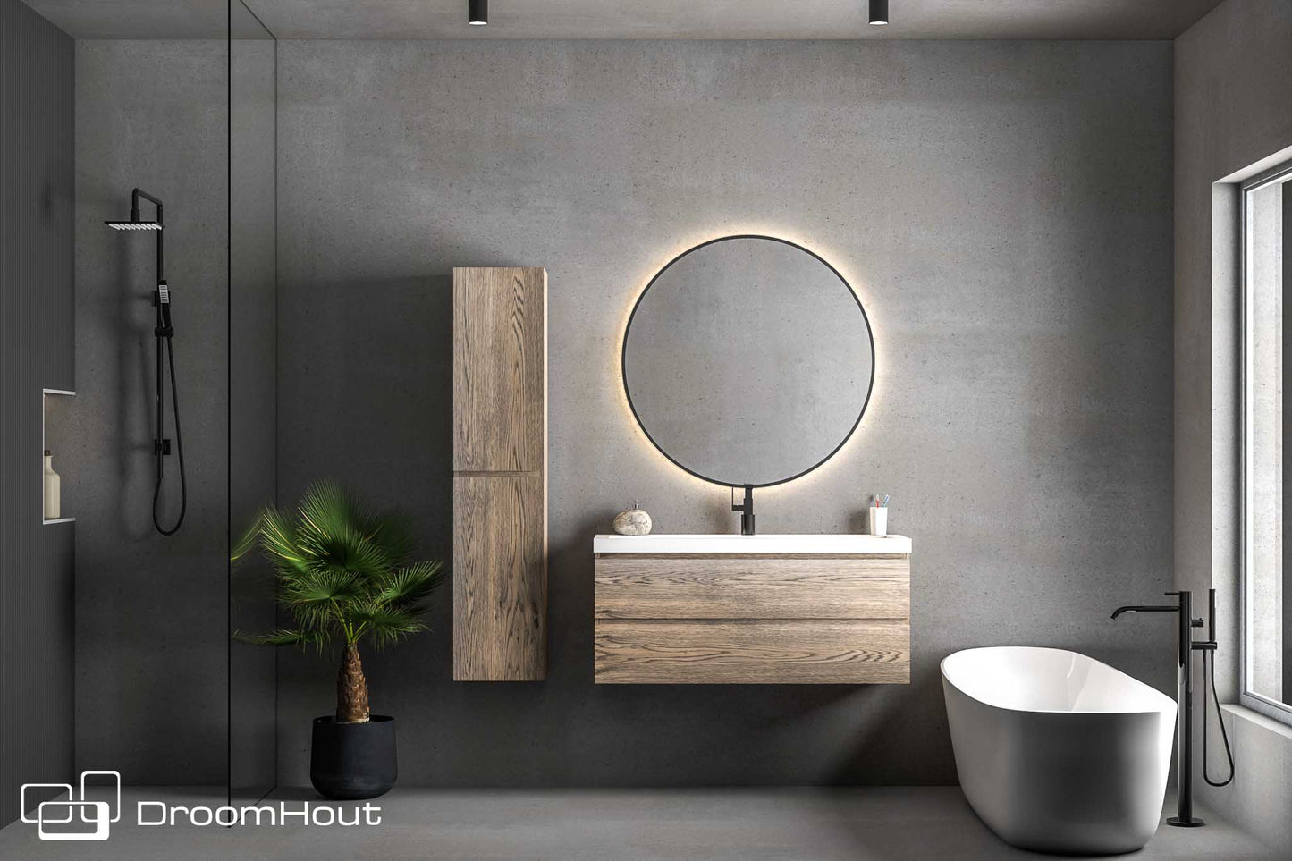 Badkamermeubel DroomHout Wellness