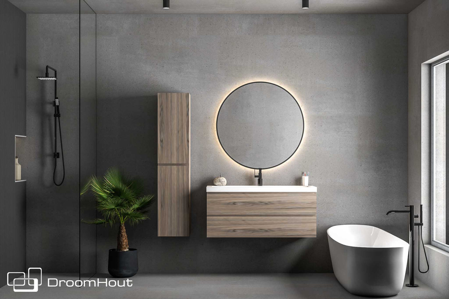 Badkamermeubel DroomHout Wellness