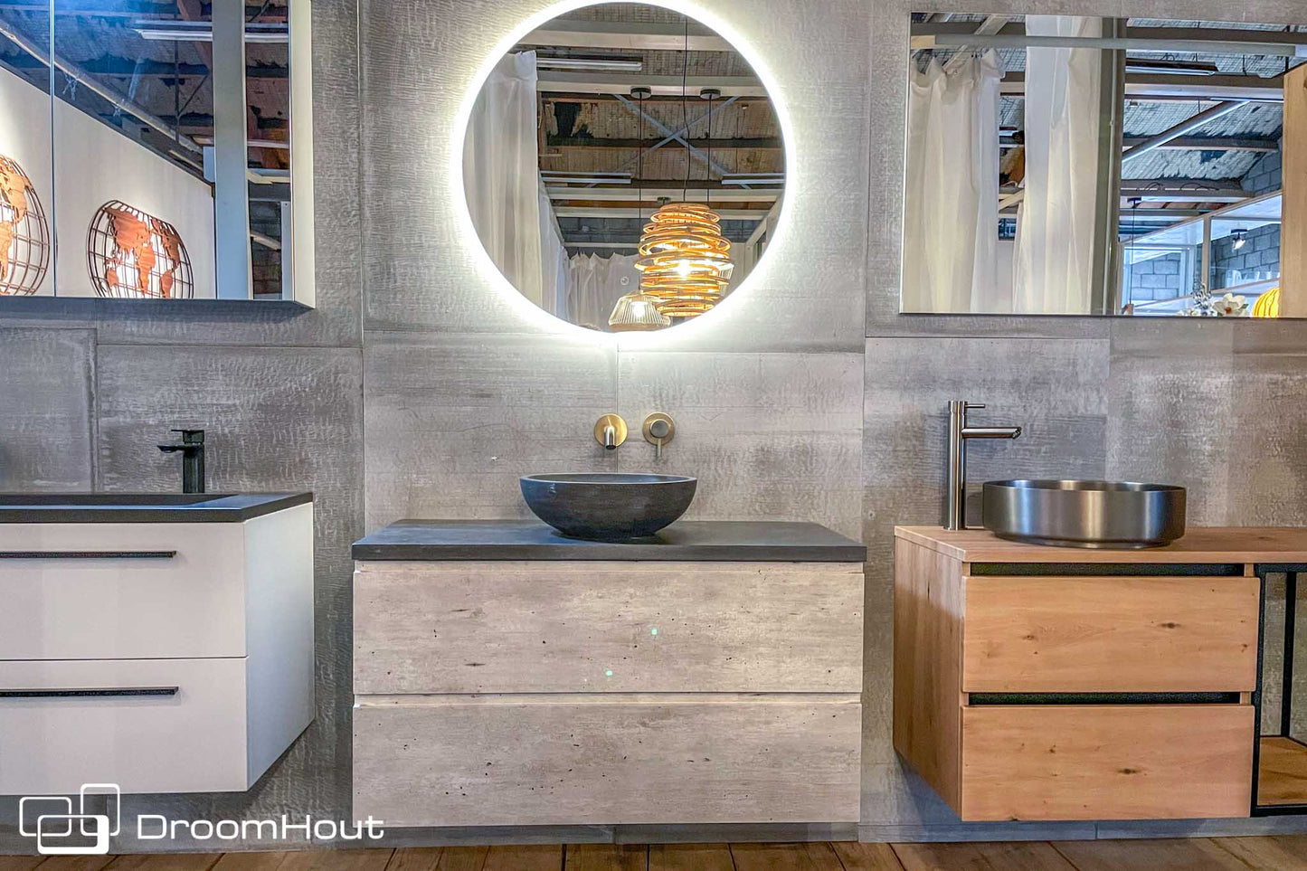 Badkamerspiegel rond Circle