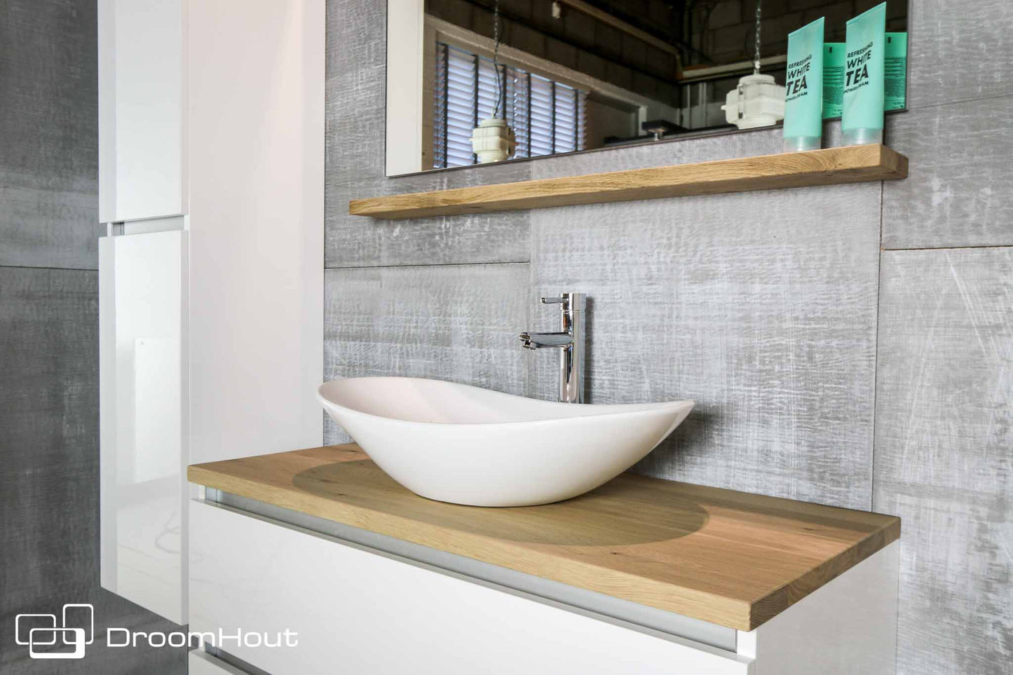 Badkamermeubel eiken Pure