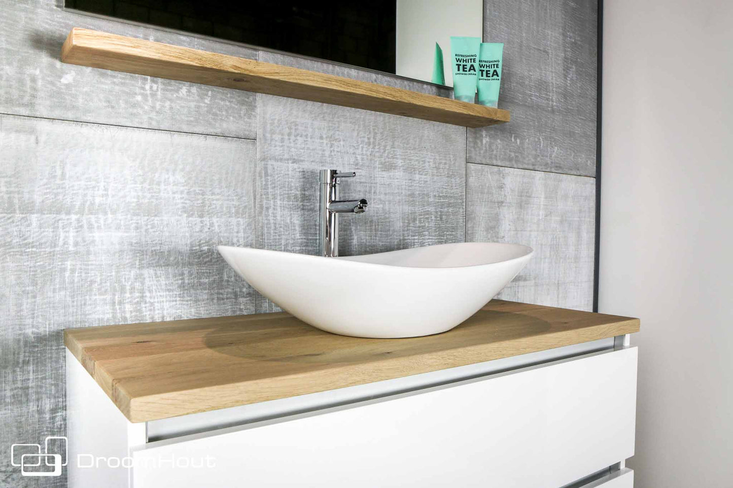 Badkamermeubel eiken Pure