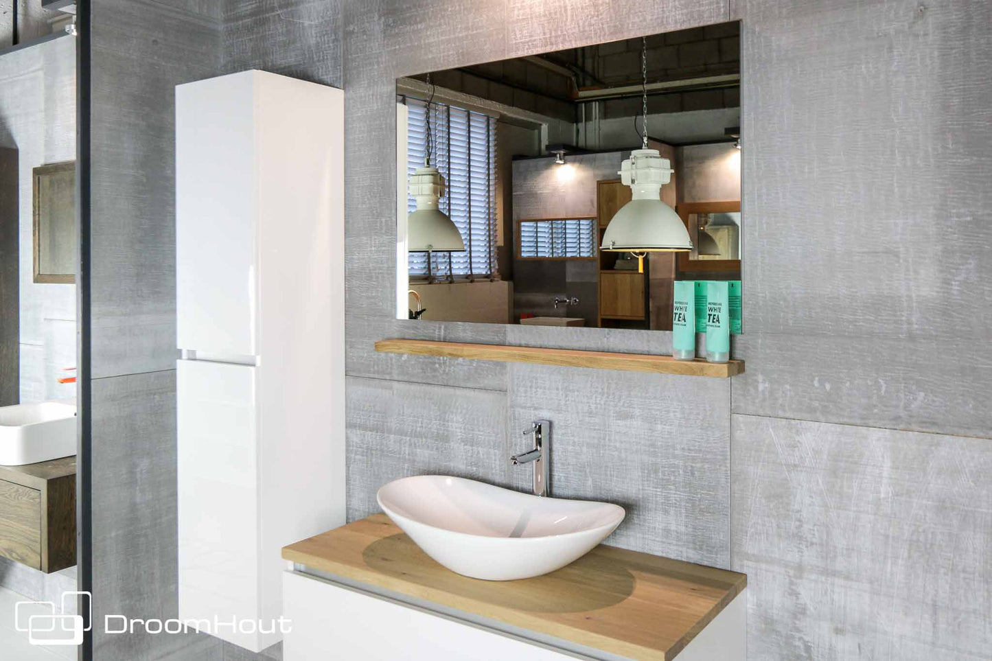 Badkamermeubel eiken Pure