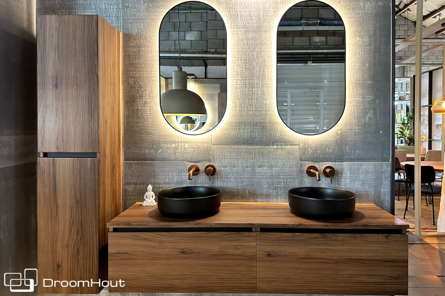 Badkamerspiegel ovaal Ambiance