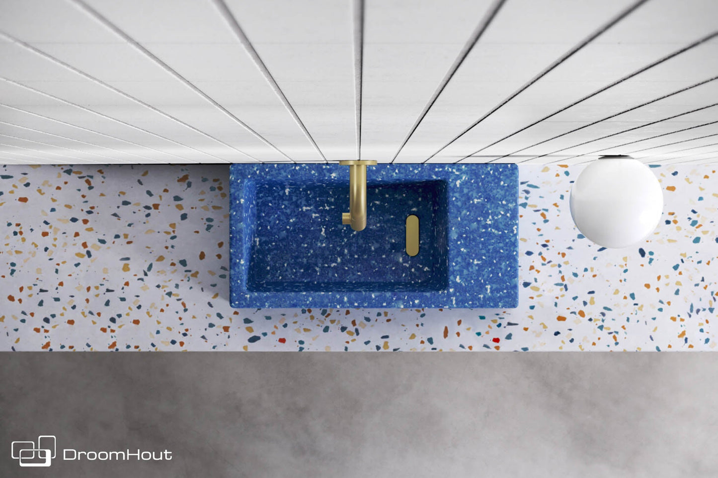 Toiletmeubel Clou - gerecycled plastic