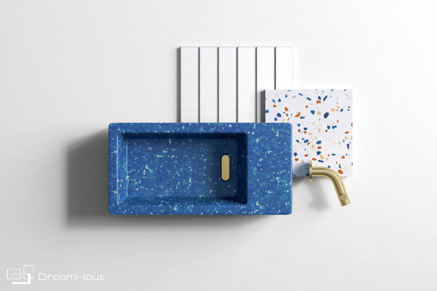 Toiletmeubel Clou - gerecycled plastic