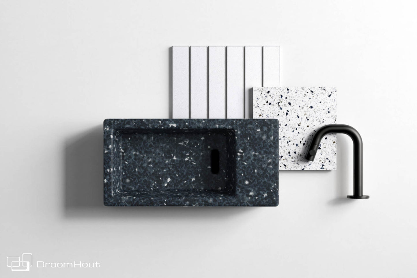 Toiletmeubel Clou - gerecycled plastic