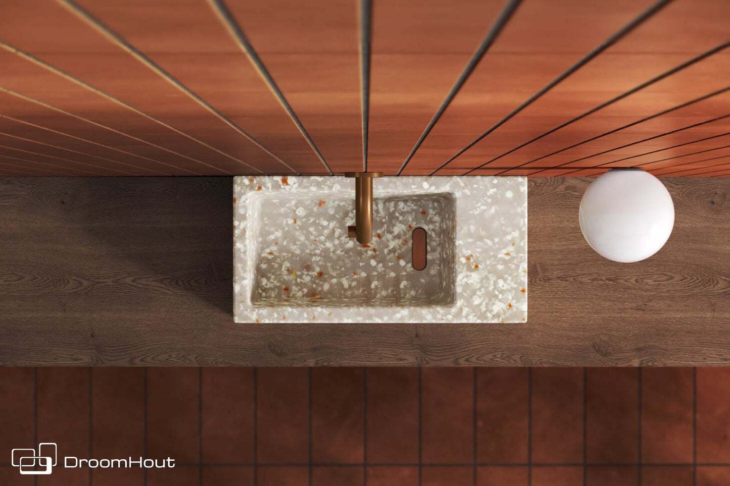 Toiletmeubel Clou - gerecycled plastic