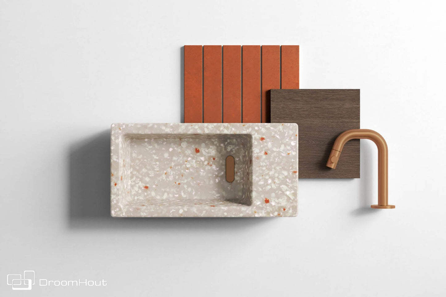 Toiletmeubel Clou - gerecycled plastic