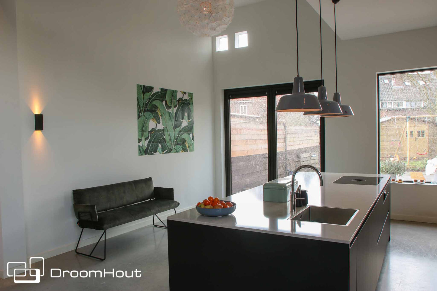 Eetkamerbank Mobitec Cosy met armleuningen