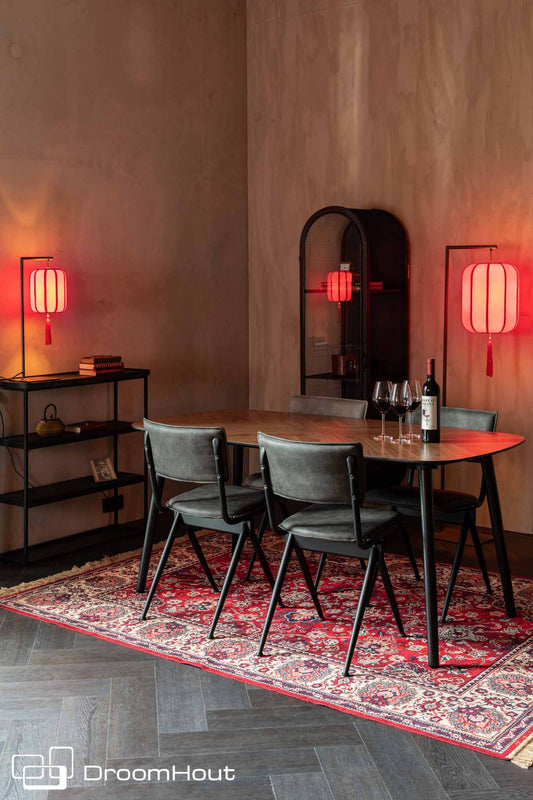 Eettafel noten Dutchbone Clover