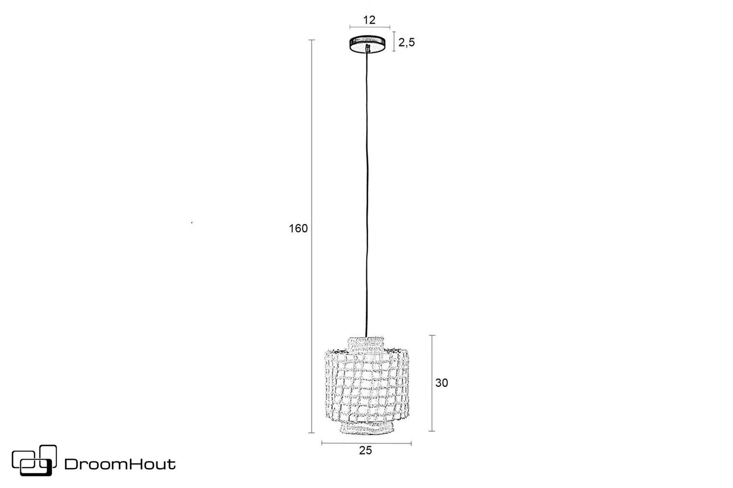 Hanglamp DroomHout Arjun