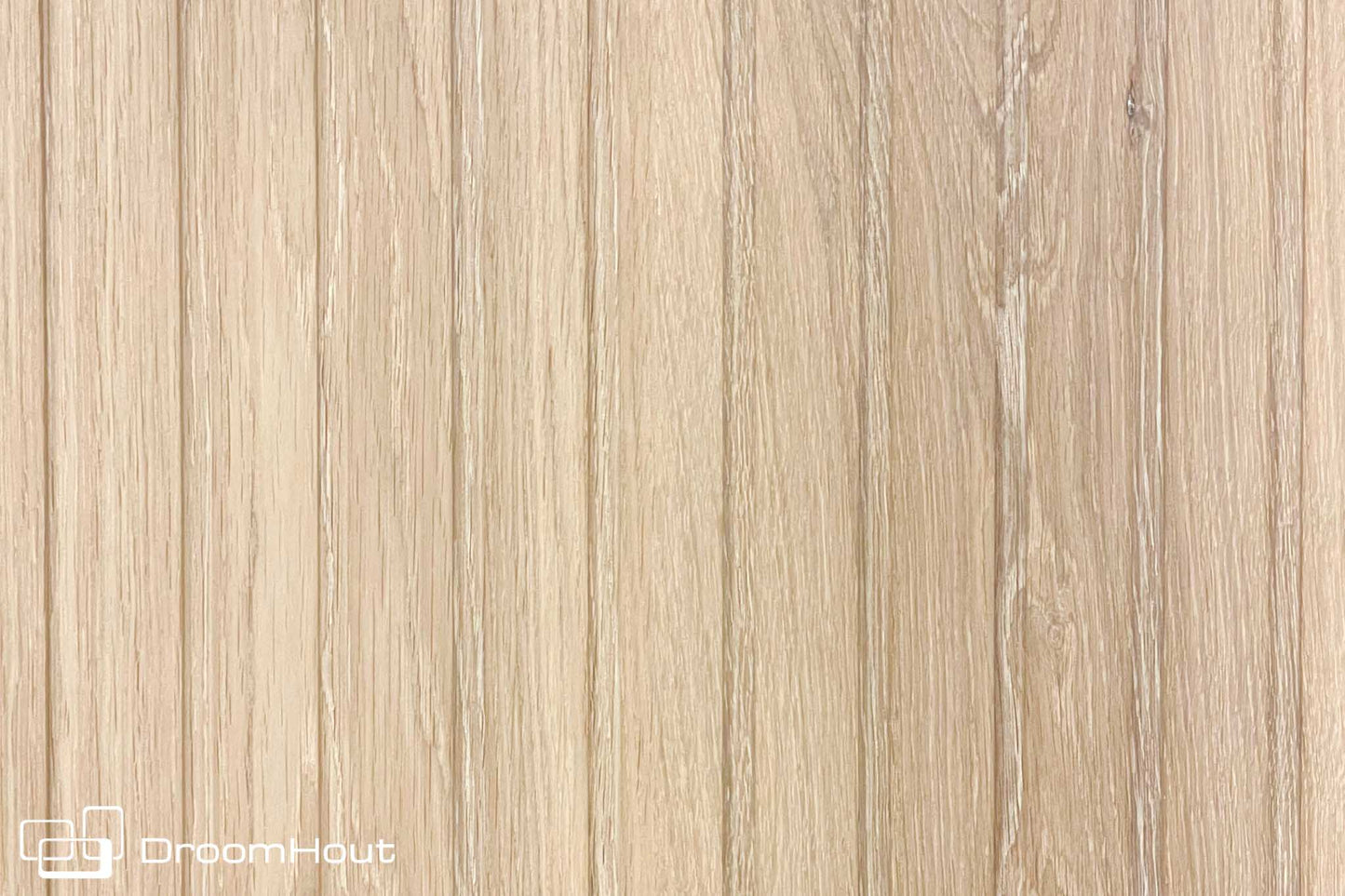 Houten keukenfront wit eiken latten