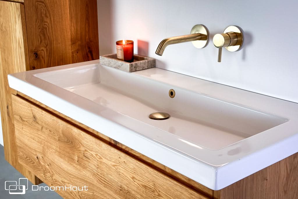 Houten badkamerset Aqua