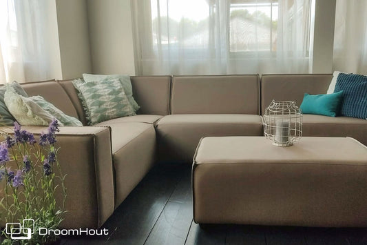 Icon loungebank Bubalou 6-zits hoek - showroommodel