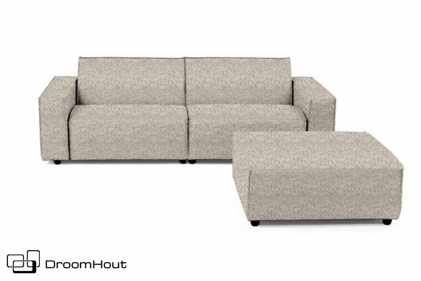 Icon loungeset 3-zits bank plus hocker Bubalou