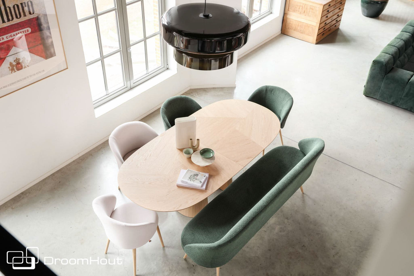 Eettafel Mobitec Blossom uitschuifbaar