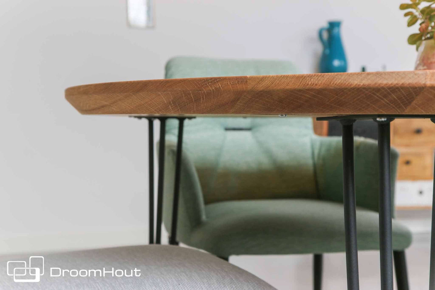 Ronde eettafel DroomHout Forcina  - 130 cm - showroommodel