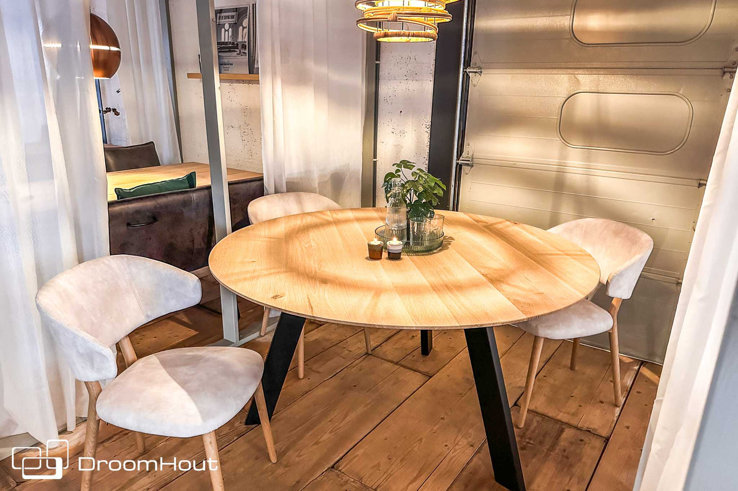 Eettafel DroomHout Fabio - 150 cm - showroommodel