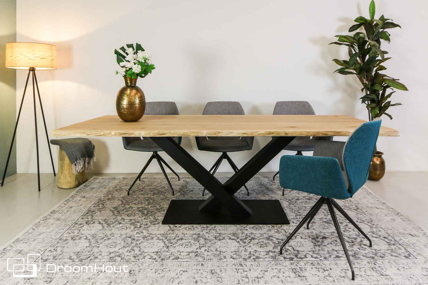 Tafel eiken DroomHout Albero - 230 cm x 100 cm - showroommodel