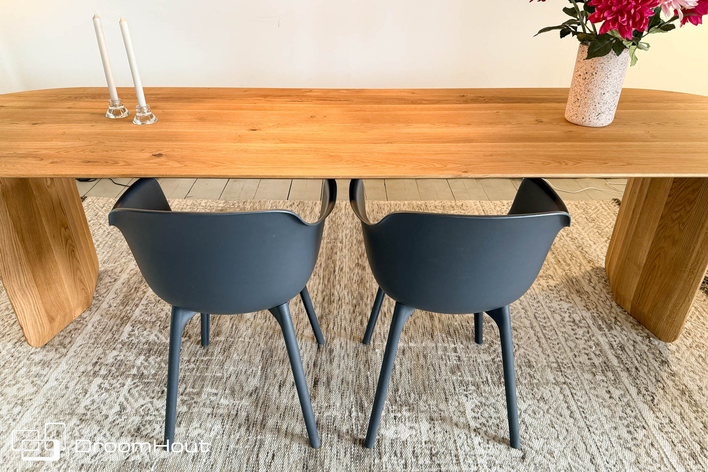 Stoel  Albert Kuip armchair Zuiver - all black - set van 2