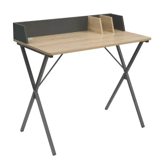 BukkitBow - Bureau / Werkplek met Achterschot en Kabelgoot Inkeeping (90C50X73CM)