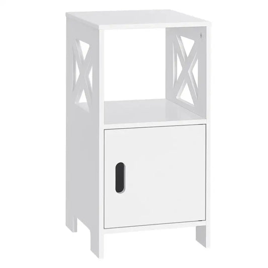 BukkitBow - Compact Nachtkastje - Hoogwaardige MDF - Ruime Opslag - 30x60x30 cm