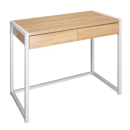 BukkitBow - Computertafel / Bureau - Metalen Frame - Met 2 Lades - 100x50x76cm