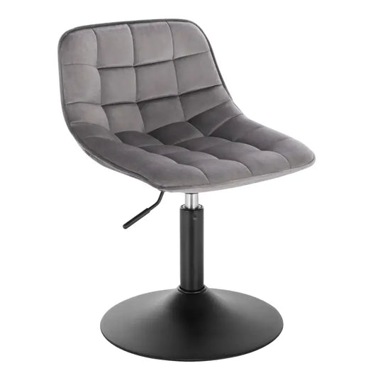 BukkitBow - Draaibare Barkruk - Fluweel of Chenille met Poot van Staal - Verstelbaar - 20 kg Draagvermogen